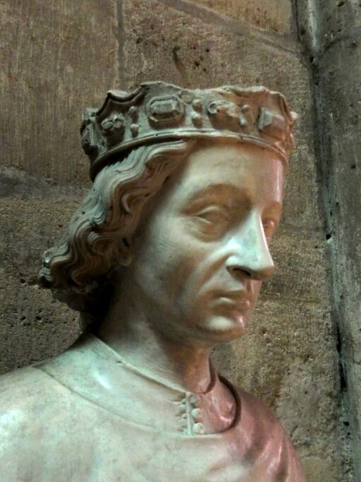 Saint-Denis_(93),_basilique,_buste_de_Charles_VII_sculpté_d'après_son_masque_mortuaire